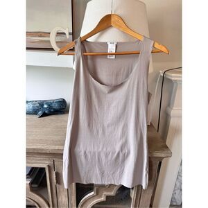 Wolford Seamless Tank Top In Taupe Size Medium
